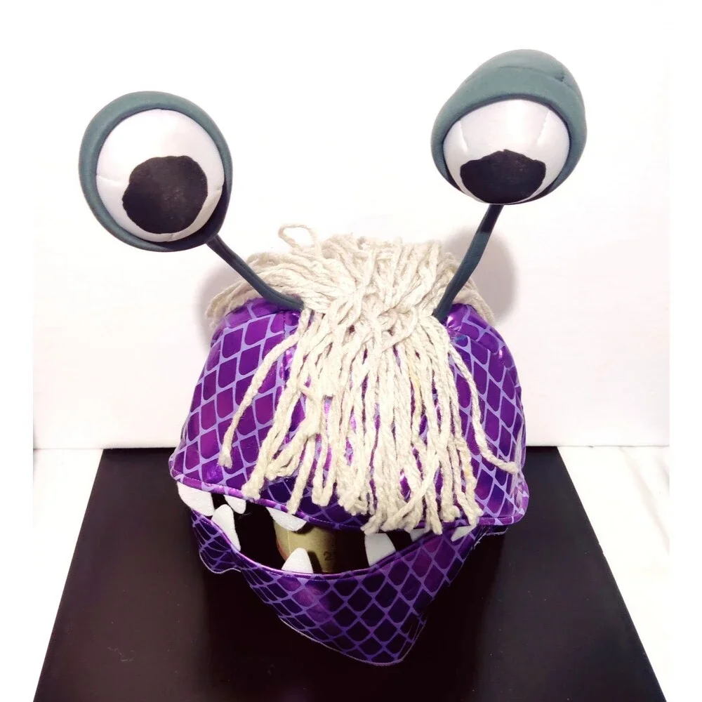 Disney Monsters Inc. Boo Purple Monster Halloween Headpiece Kids M 3T-4T NEW - Picture 4 of 6